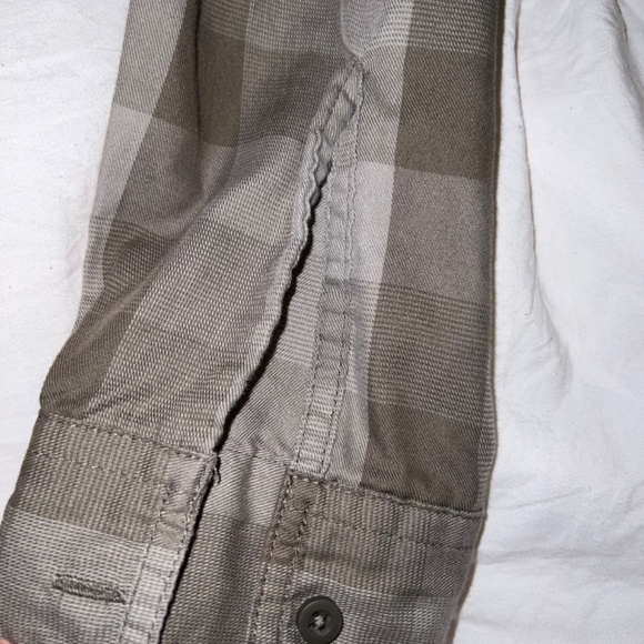 Grey Checkered Button Up - Picture 3 of 3